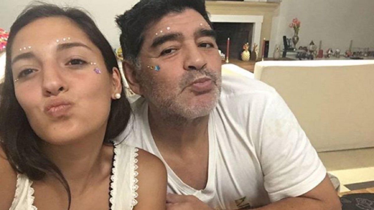 Jana Maradona recordó a Diego.
