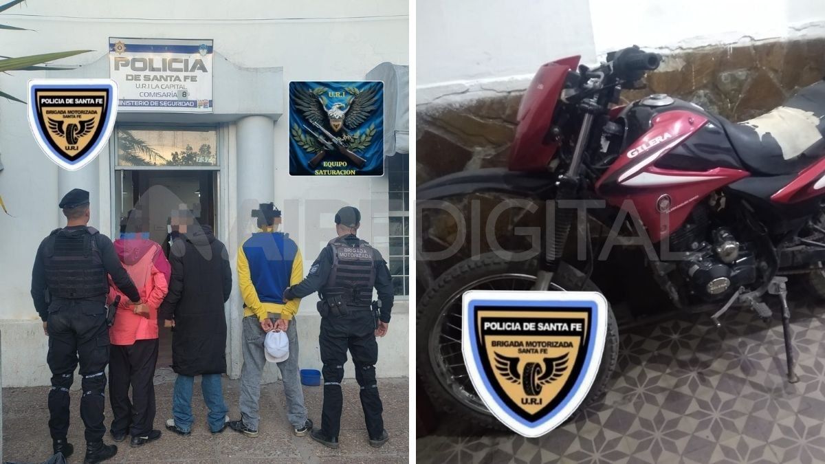 Tres detenidos en Avenida Facundo Zuviría