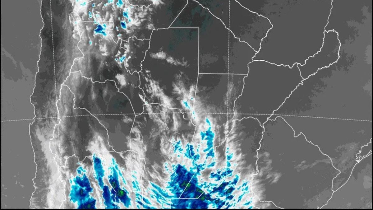 La imagen satelital del pronóstico del tiempo muestra que la provincia comienza a cubrirse de nubosidad asociada a inestabilidad, tal como se había anticipado. Ya llovió en provincias como Buenos Aires y La Pampa. La imagen satelital del pronóstico del tiempo muestra que la provincia comienza a cubrirse de nubosidad asociada a inestabilidad, tal como se había anticipado. Ya llovió en provincias como Buenos Aires y La Pampa. 