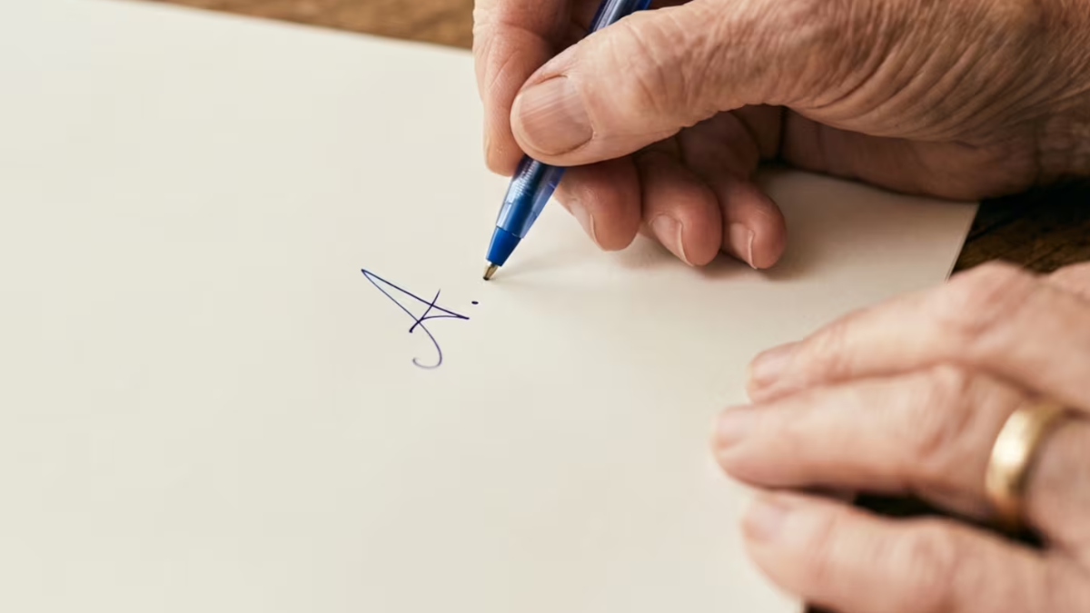 La grafología sostiene que la forma de firmar puede reflejar rasgos de personalidad y la manera en que una persona se muestra ante los demás. La grafología sostiene que la forma de firmar puede reflejar rasgos de personalidad y la manera en que una persona se muestra ante los demás.