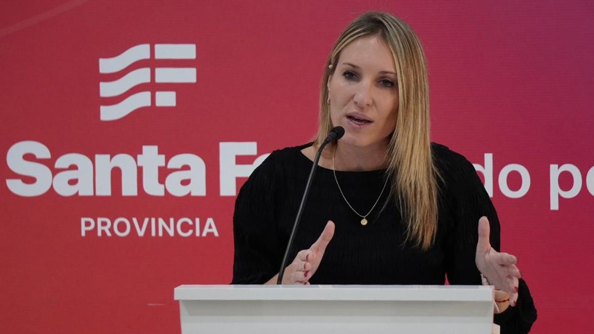 Virginia Coudannes en conferencia de prensa: la funcionaria destacó que la subasta de bienes incautados al delito superó los $1.500 millones y la calificó como “un hecho histórico”. Virginia Coudannes en conferencia de prensa: la funcionaria destacó que la subasta de bienes incautados al delito superó los $1.500 millones y la calificó como “un hecho histórico”.