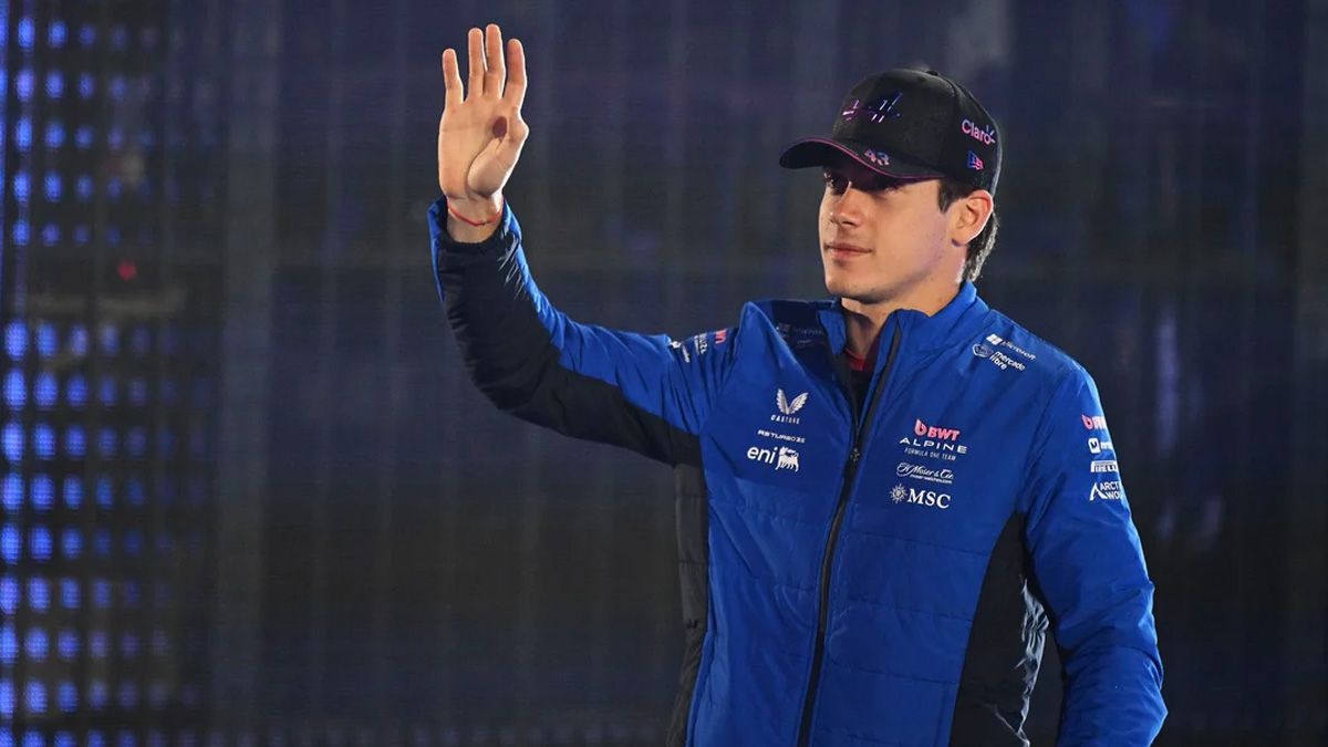 Franco Colapinto fue uno de los protagonistas de la presentación del nuevo Alpine en Barcelona.