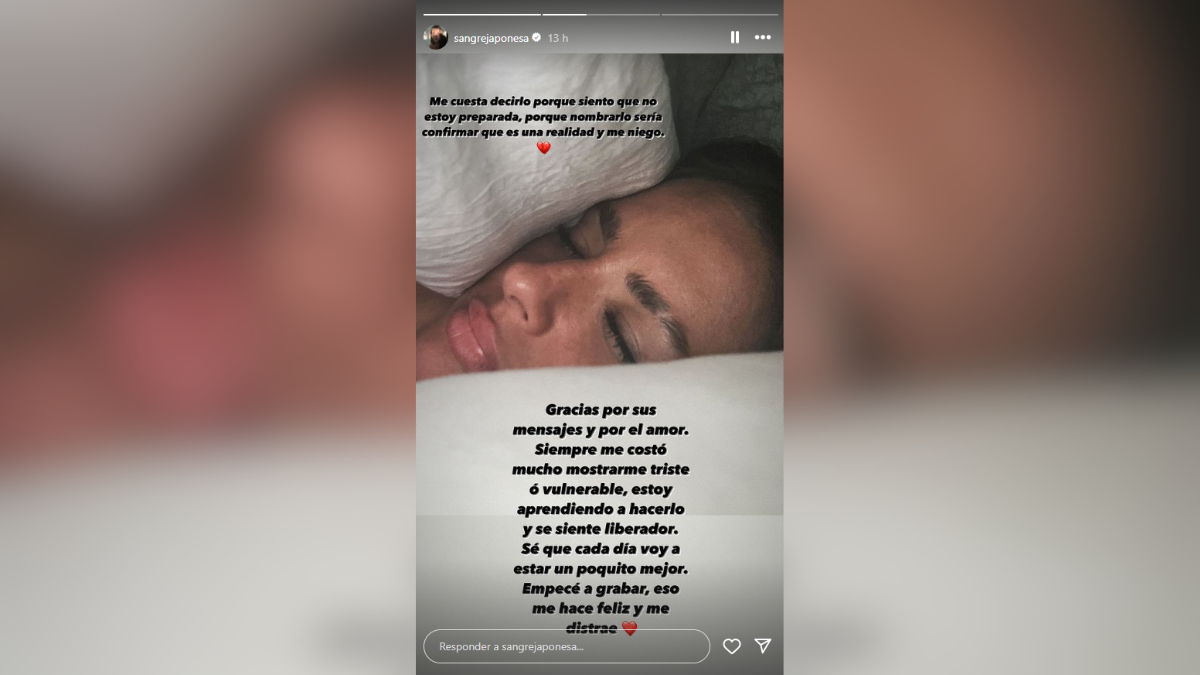 El preocupante posteo de la China Suárez. El preocupante posteo de la China Suárez.