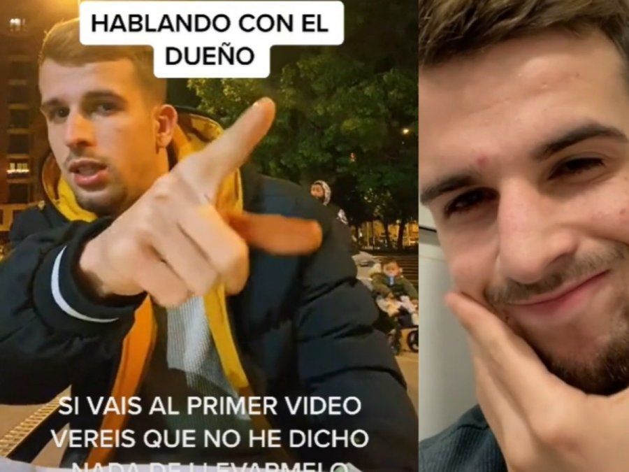El gesto del muchacho generó el repudio de cientos de usuarios en Twitter y TikTok.