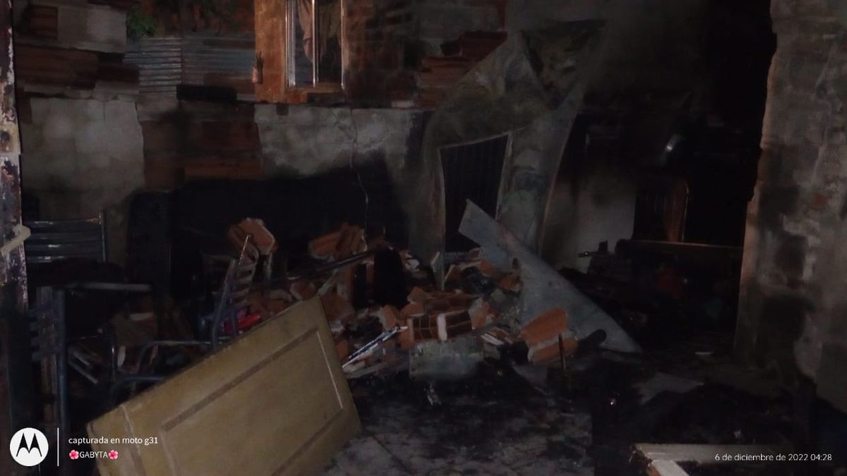 Las pérdidas tras el siniestro fueron totales.