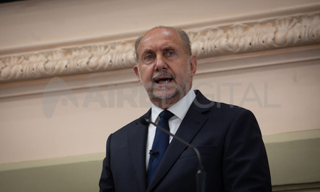 El gobernador Omar Perotti, durante la apertura de las sesiones ordinarias de 2022. El gobernador Omar Perotti, durante la apertura de las sesiones ordinarias de 2022.