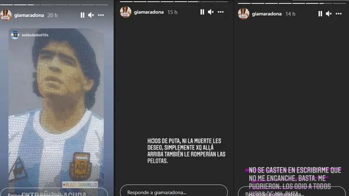 El descargo de Gianinna Maradona ante el testimonio de Mavys.