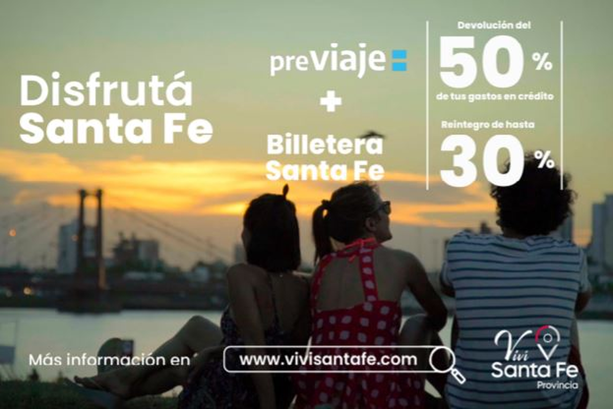 La provincia de Santa Fe fue una de las beneficiadas por el programa Previaje, con unos 25.000 turistas que la eligieron. 