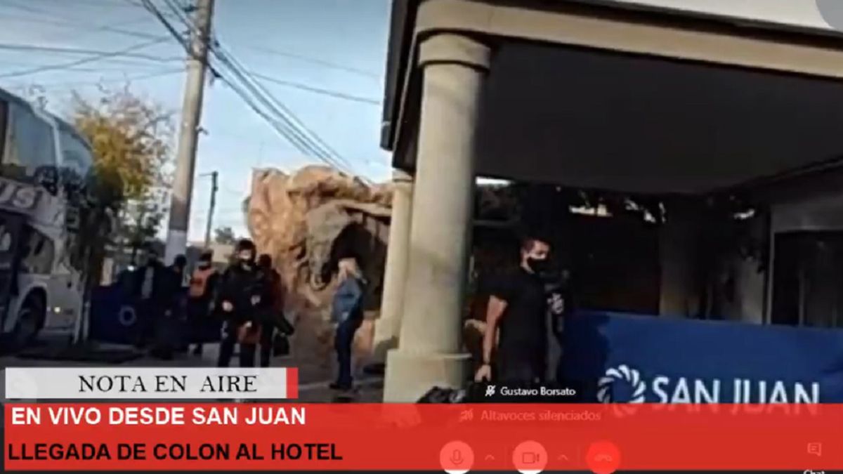 Colón de Santa Fe llegó a San Juan