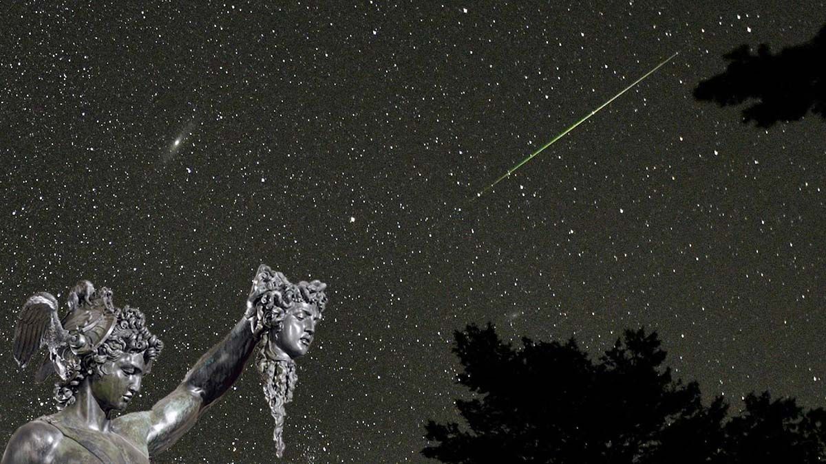 Se le llama Perseidas a la lluvia de estrellas m&aacute;s famosa del hemisferio norte. Es porque el radiante de los meteoros se produce en la constelaci&oacute;n de Perseo, el personaje de la mitolog&iacute;a griega que mat&oacute; a Medusa.