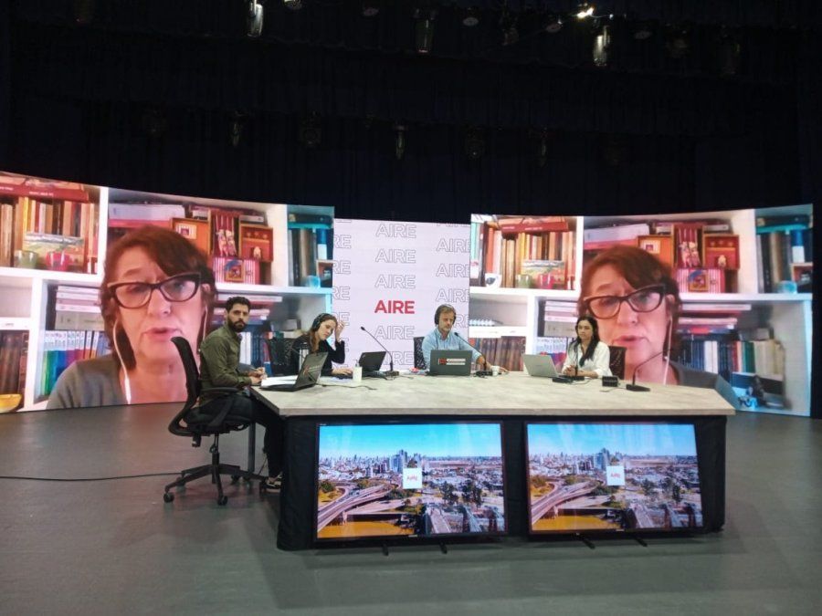 La secretaria general de Amsafé Sonia Alesso