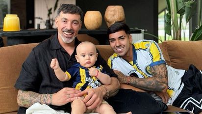 El Pocho Lavezzi visitó Santa Fe y se mostró muy feliz con su nuevo look