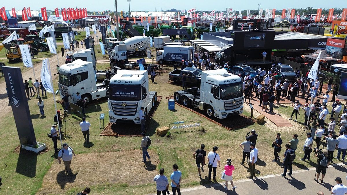 El stand de Grupo Corven en ExpoAgro.