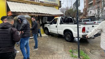 El accidente ocurrió en la esquina de calle Francia y Santiago del Estero.