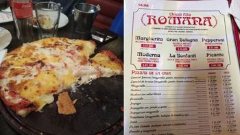 Cuánto cuesta una grande de muzzarella en Güerrín