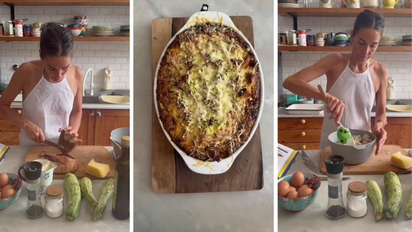 Juana Viale sorprendió con su receta saludable de ciabatta de zucchinis