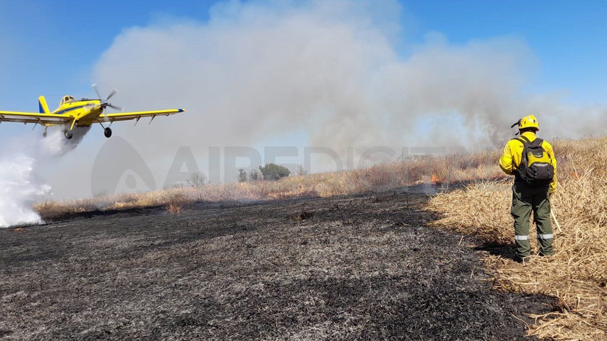 Diversos incendios fueron combatidos este viernes en el Gran Santa Fe y Coronda.&nbsp;