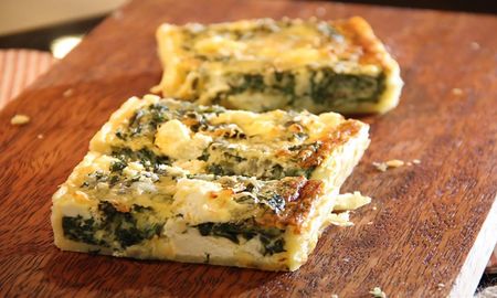 Tarta de espinaca, by Dolli Irigoyen. Tarta de espinaca, by Dolli Irigoyen.