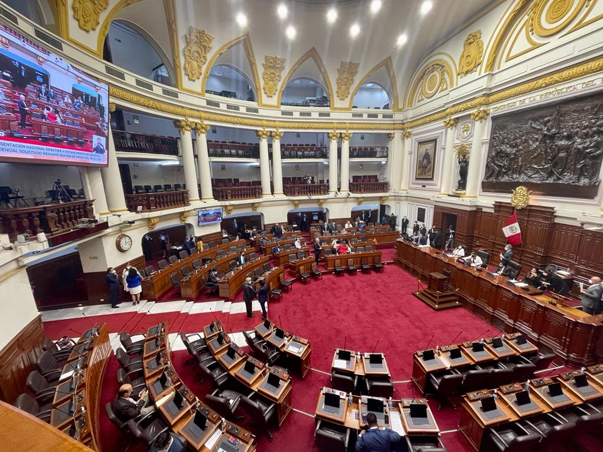 El congreso peruano estuvo dividido en su votaci&oacute;n.&nbsp;