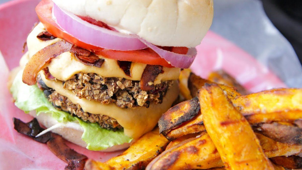 El evento contó con feria de productos veganos