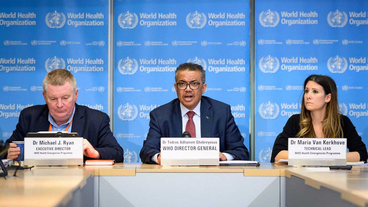 El director general de la Organización Mundial de la Salud (OMS)