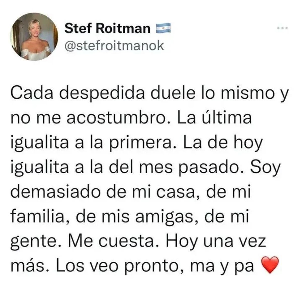 Stefi Roitman habló de su vida de casada en Miami con Ricky Montaner.