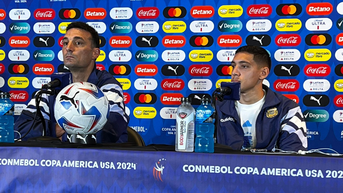 Con la compañía de Nahuel Molina