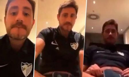 ¡polemica! se filtro un video intimo del entrenador del malaga con ropa del club ¡polemica! se filtro un video intimo del entrenador del malaga con ropa del club
