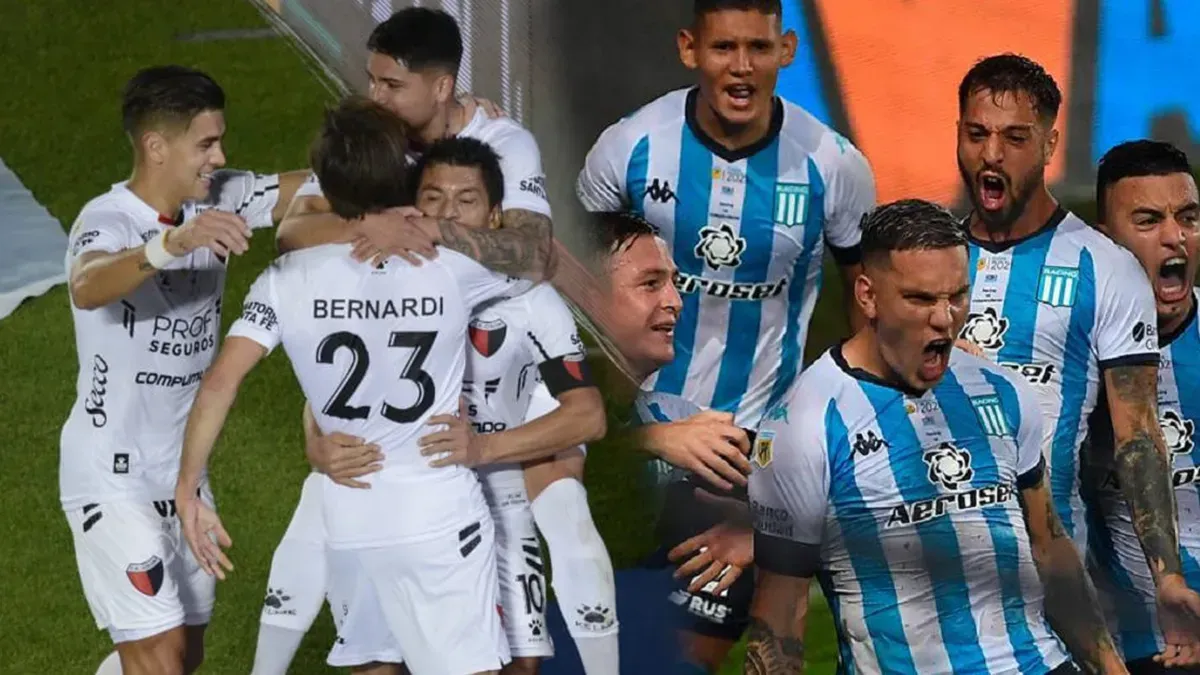 Colón de Santa Fe y Racing: cómo forman los equipos.
