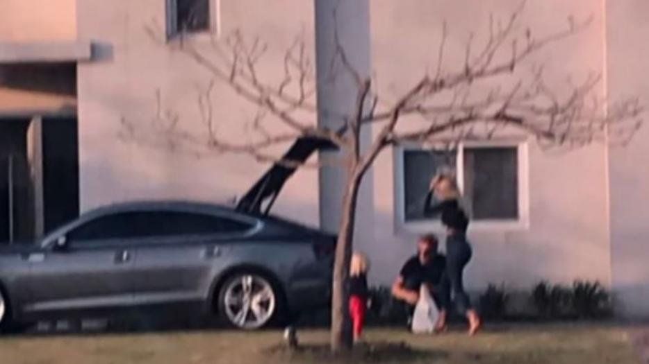 Hace un tiempo, se filtraron fotos de Martín Redrado en la casa de Luciana Salazar.