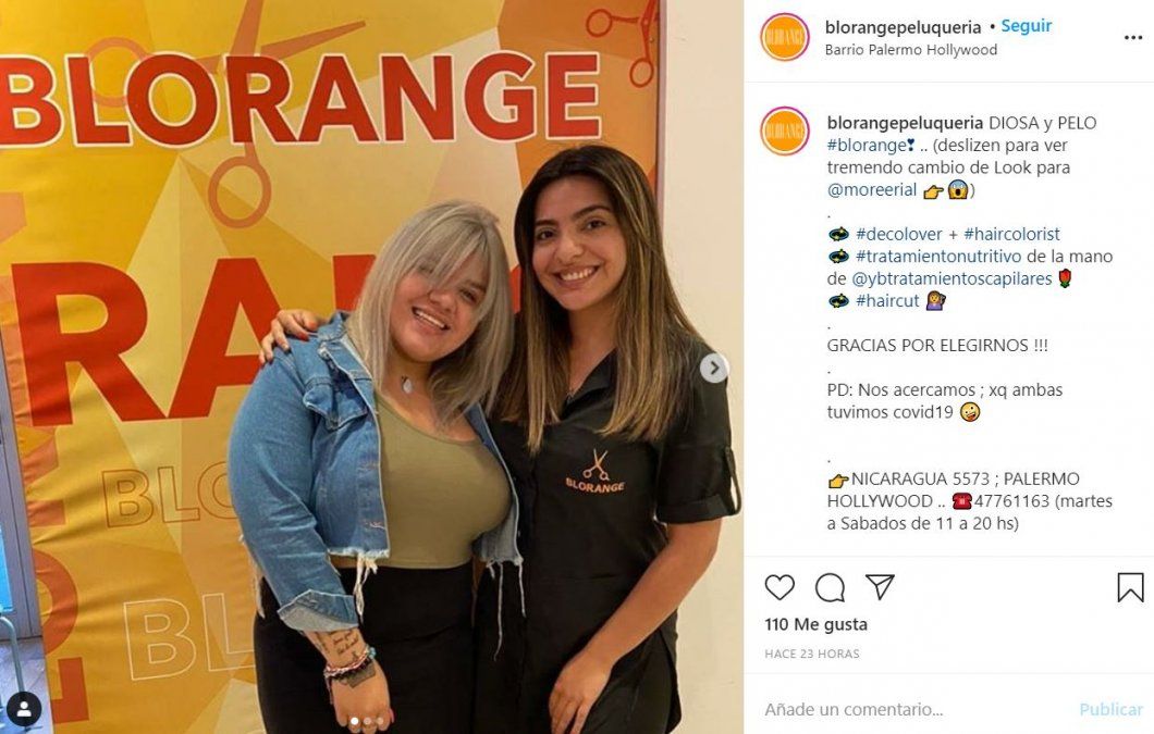 Una peluquera mandó al frente a Morena Rial.