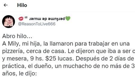 La publicación se volvió rápidamente viral en las redes y llegó una propuesta impensada. La publicación se volvió rápidamente viral en las redes y llegó una propuesta impensada.