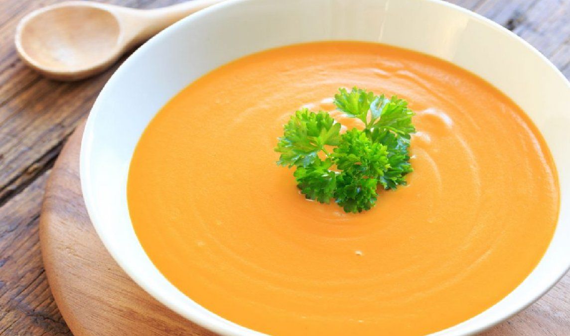 Sopa de zanahoria y jengibre