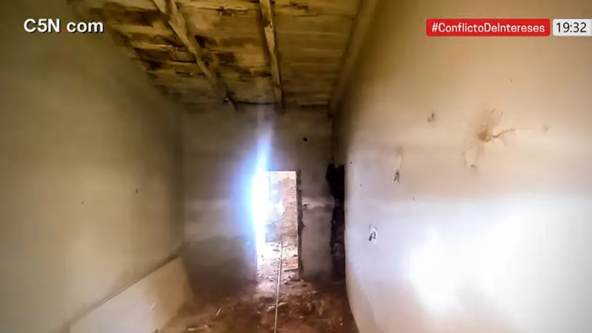 La casa abandonada donde asesinaron a Joaquín Sperani. La casa abandonada donde asesinaron a Joaquín Sperani.