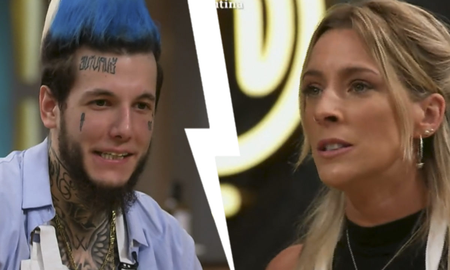 Dani La Chepi y Alex Caniggia tuvieron un incómodo ida y vuelta en la gala de eliminación del domingo de Masterchef Celebrity 2. Dani La Chepi y Alex Caniggia tuvieron un incómodo ida y vuelta en la gala de eliminación del domingo de Masterchef Celebrity 2.