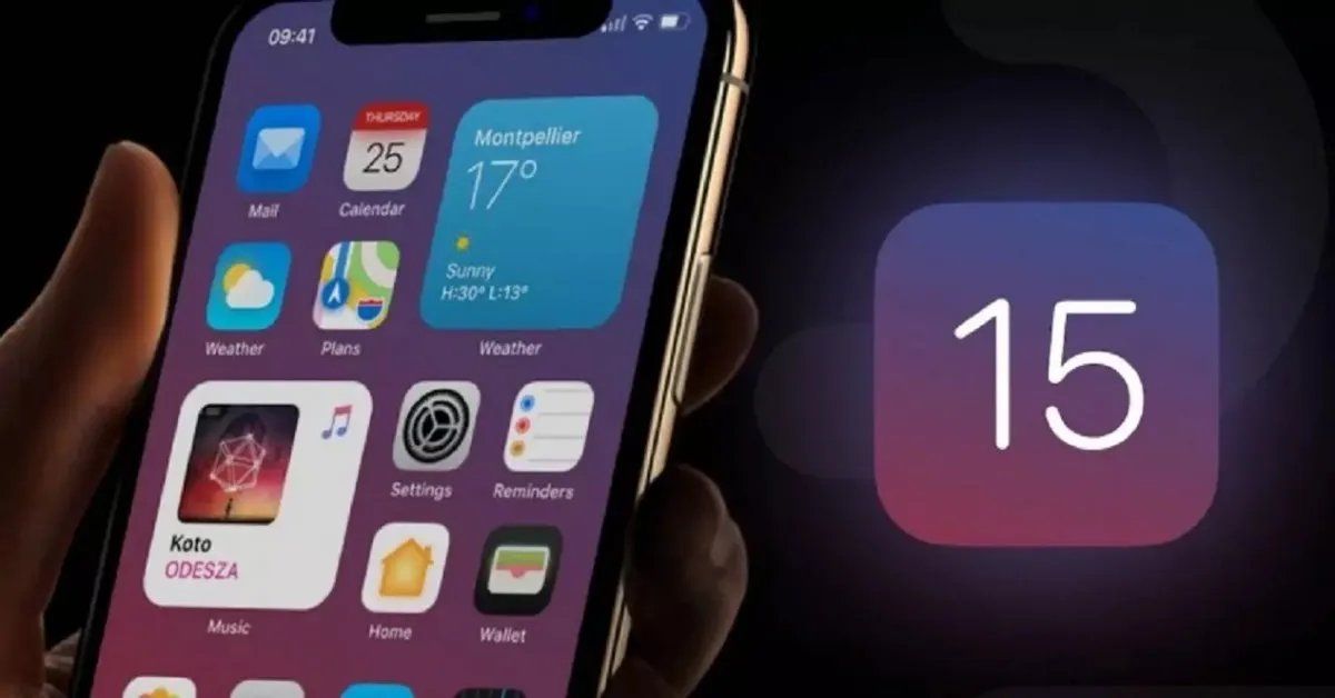 iOS 15 estará para septiembre u octubre.