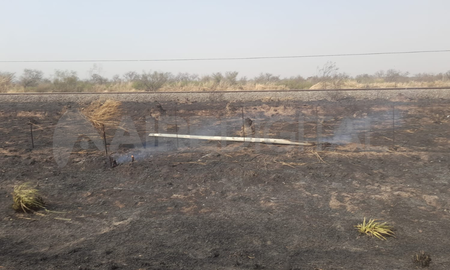 El incendio puso en riesgo viviendas y el dispensario de Villa Adelina El incendio puso en riesgo viviendas y el dispensario de Villa Adelina