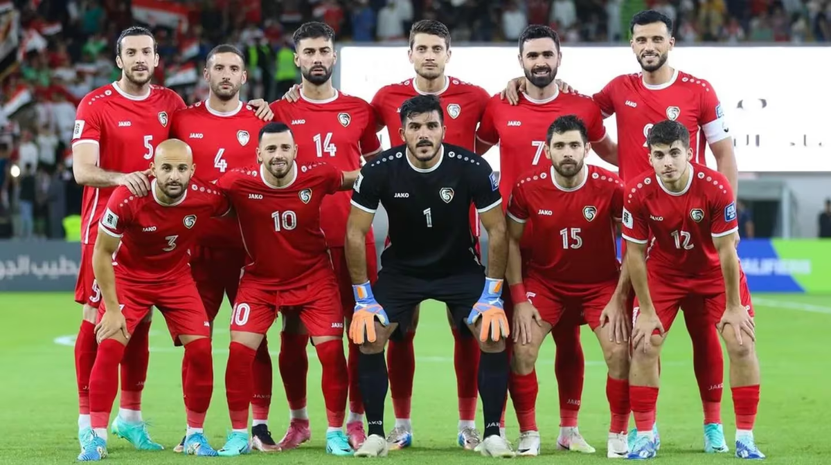 La Selección de Siria con Jalil Elías. La Selección de Siria con Jalil Elías.