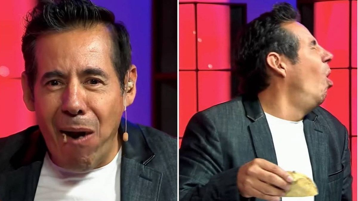 Yordi Rosado casi vomita al comer un taco de rata en un programa