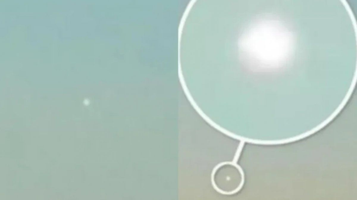 Video: una familia grabó un OVNI que iluminó el cielo unos segundos y desapareció