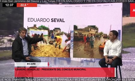 El presidente del Concejo, Leandro González, pasó por Ahora Vengo y recordó la inundación del 2003 con Luis Mino. El presidente del Concejo, Leandro González, pasó por Ahora Vengo y recordó la inundación del 2003 con Luis Mino.