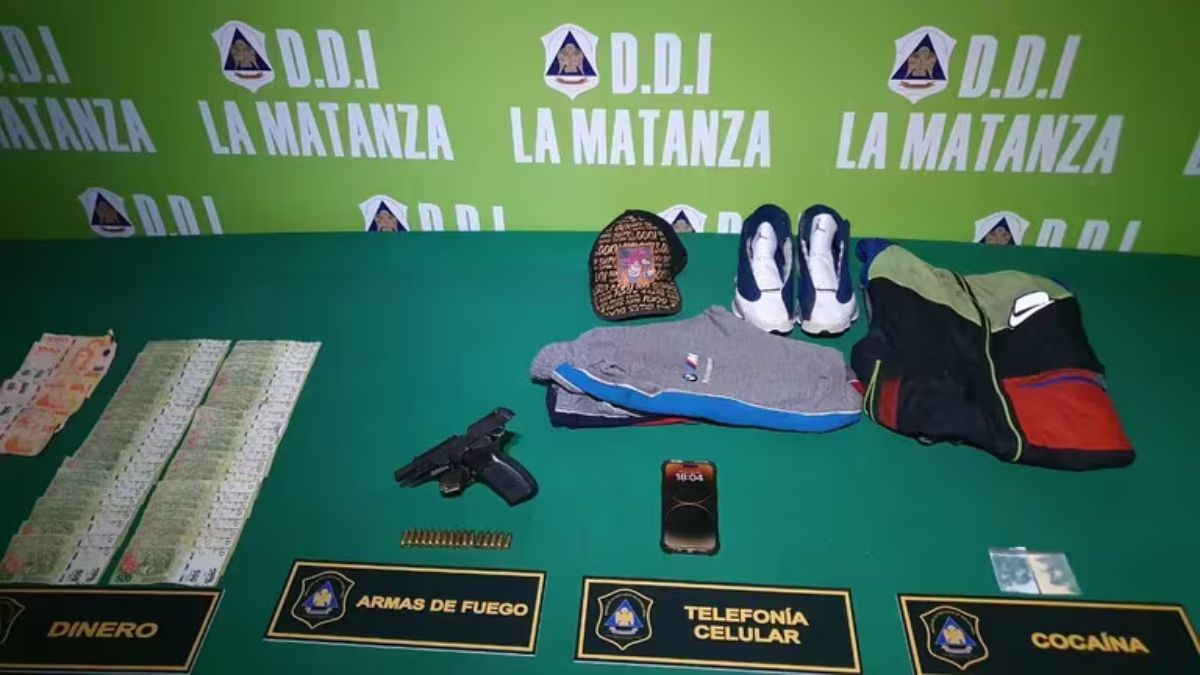 Asesinato en San Justo: al sospechoso se le secuestró una pistola de calibre 9 milímetros. Asesinato en San Justo: al sospechoso se le secuestró una pistola de calibre 9 milímetros.