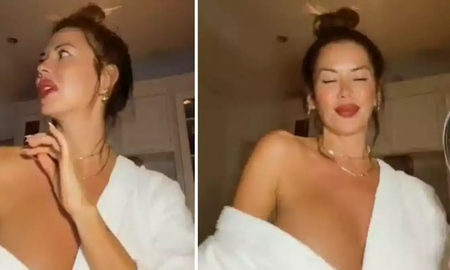 Karina Jelinek protagonizó un blooper en un vivo de Instagram pero, lejos de incomodarse, lo tomó con mucha naturalidad. Karina Jelinek protagonizó un blooper en un vivo de Instagram pero, lejos de incomodarse, lo tomó con mucha naturalidad.