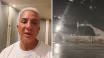 La tormenta en Santa Fe destruyó la carpa del circo de Flavio Mendoza: 