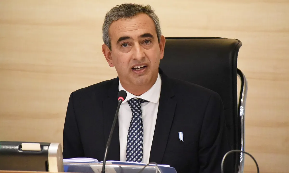 Pablo Javkin intendente de Rosario. Pablo Javkin intendente de Rosario.