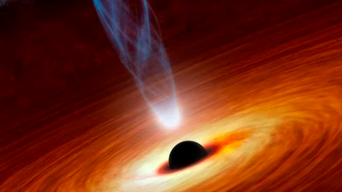 Las extremas condiciones de gravedad hacen que la luz haga un eco desde el agujero negro y llegue a ser visible. Esto confirma la teoría de la relatividad general de Einstein