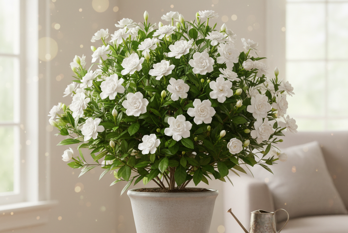 El jazmín del cabo es ideal para perfumar la casa. 