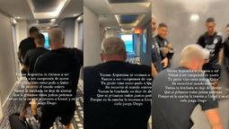 Porque en la cancha lo tenemo a Lionel y en el cielo juega Diego: furor mundial por la nueva canción que cantó la selección argentina