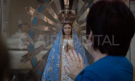 La imagen de la Virgen de Luján permaneció 37 años en suelo inglés. En el 2019 volvió al país. La imagen de la Virgen de Luján permaneció 37 años en suelo inglés. En el 2019 volvió al país.