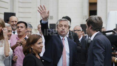 Alberto Fernández en la asunción de Perotti: 